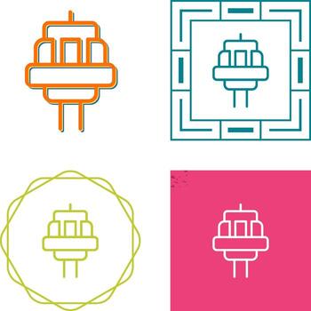 icono de vector de enchufe
