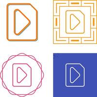 Video File Vector Icon