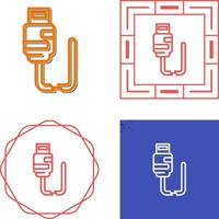 Broken Cable Vector Icon