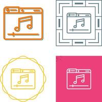 Music Player Vector Icon