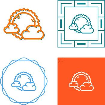 icono de vector de nube