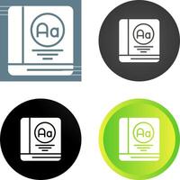 Dictionary Vector Icon