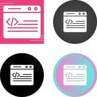 icono de vector de desarrollo web