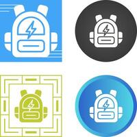 Smart Backpack Vector Icon