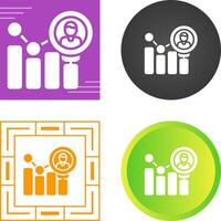 Customer Analytics Vector Icon