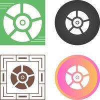 icono de vector de gráfico circular