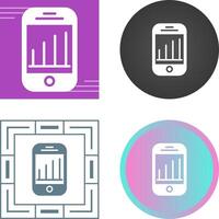 Mobile Analytics Vector Icon
