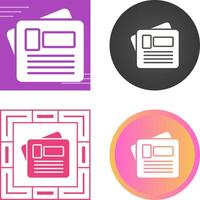 Newspaper Vector Icon