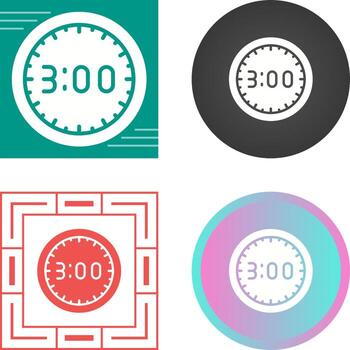 Clock Vector Icon