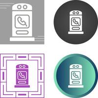 Phone Booth Vector Icon