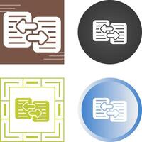 Data Transfer Vector Icon