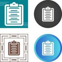 Writing Pad Vector Icon