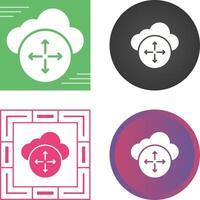 Cloud Scaling Vector Icon