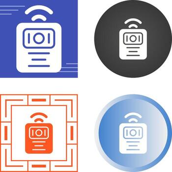 inalámbrico intercomunicador vector icono