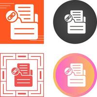 Document Link Vector Icon