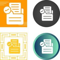 Document Approval Vector Icon