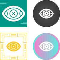 Eye Crossed Vector Icon