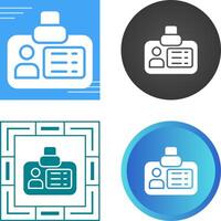 Id Card Vector Icon