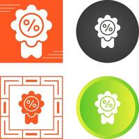 Badge Percent Vector Icon