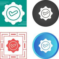 Badge Check Vector Icon