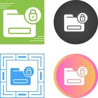 documento cifrado vector icono