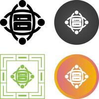 Cluster Server Vector Icon