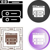 Windows Hosting Vector Icon