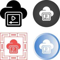 Video Hosting Vector Icon