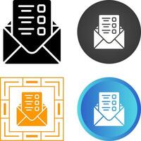 Mailing Lists Vector Icon