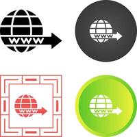 Domain Forwarding Vector Icon