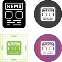 Newspaper Vector Icon