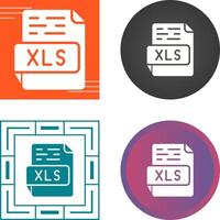 icono de vector xls