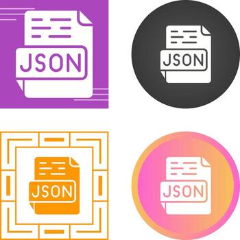 JSON Vector Icon