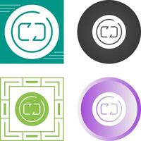 Repeat Circle Vector Icon