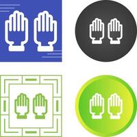 Rubber Gloves Vector Icon