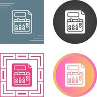 Planner Vector Icon