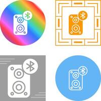 Portable Bluetooth Speaker Vector Icon