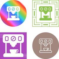 Coffee Maker with Wi-Fi Vector Icon