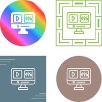 Video Editing Vector Icon