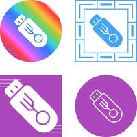 USB Flash Drive Vector Icon