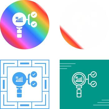 Prescriptive Analytics Vector Icon