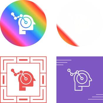 icono de vector de aprendizaje profundo