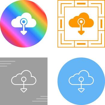 Cloud Native Vector Icon