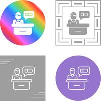 Support Ticket Vector Icon