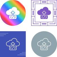 Cloud Deployment Vector Icon