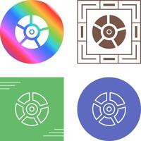 icono de vector de gráfico circular