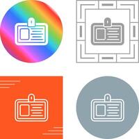 ID Card Vector Icon