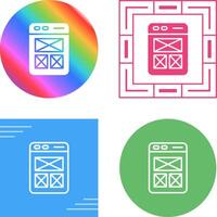 Wireframing Vector Icon