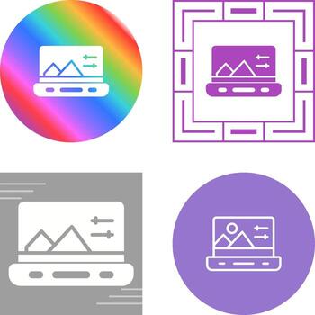 icono de vector de edición de imagen