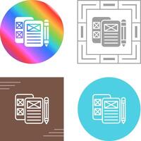 Low Fidelity Prototyping Vector Icon